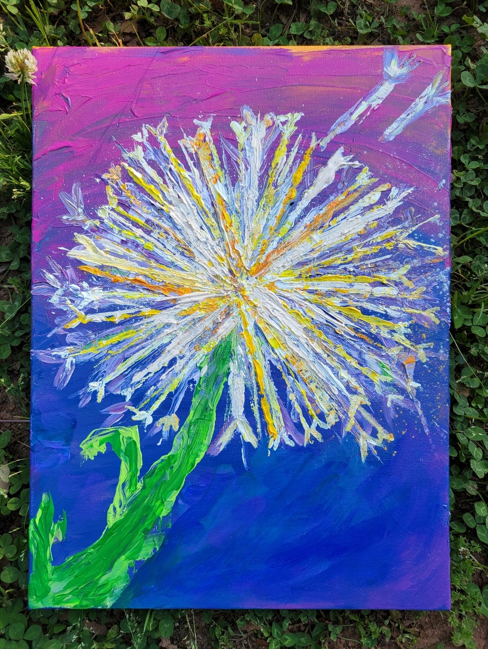 "Make A Wish" Original Artwork By Brea Marie 12in X 16in - Picture 4 of 5